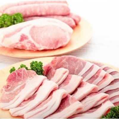 沖縄県ブランド豚　キビまる豚【ロース・肩ロース・バラ】 約8kgセット