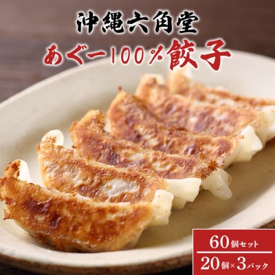 あぐー100%餃子20個入　3パックセット