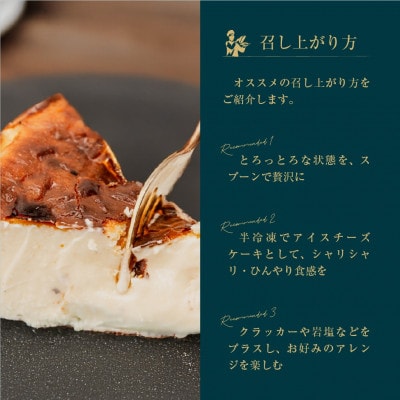 【クッチーナ マンテカーレ】プレミアム　大人の生チーズケーキ　4号サイズ400g
