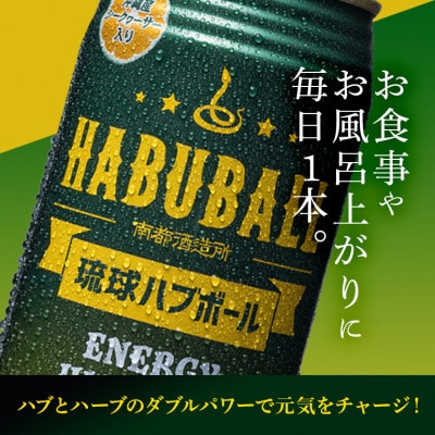 【南都酒造所】琉球ハブボール 350ml 24缶セット