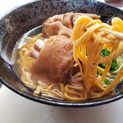 【琉創キッチン　康～yasu～】　沖縄そば(てびちそば) 3食セット