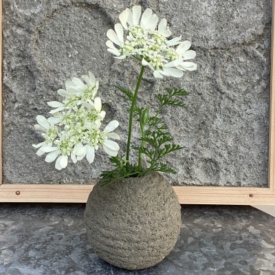 【左官屋の庭】手作り一輪挿し 2色セット
