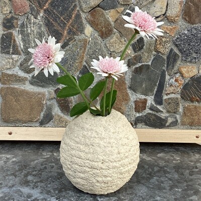 【左官屋の庭】手作り一輪挿し 2色セット