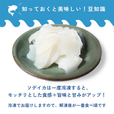 那覇魚類のソデイカ 切落し 合計450g (150g×3パック)