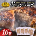 【沖縄高級ブランド豚】美ら島あぐー ハンバーグ　約1.9kg(120g×16個)