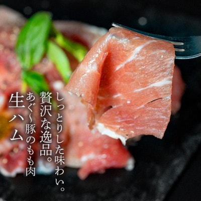 【沖縄高級ブランド豚】美ら島あぐー 生ハム　合計700g (70g×10パック)