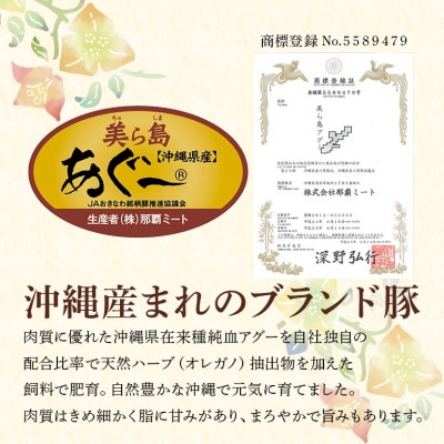 美ら島あぐー豚 ロースステーキ 合計360g(120g×3パック) 個包装 真空パック