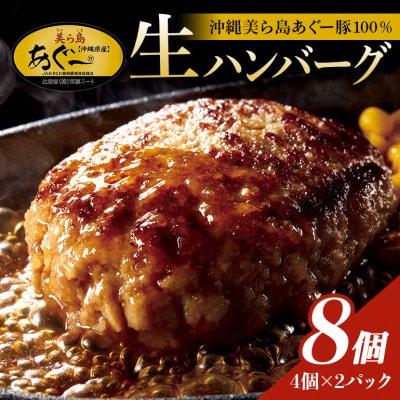 【沖縄高級ブランド豚】美ら島あぐー ハンバーグ　960g(120g×8個)