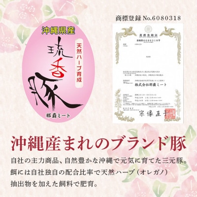 琉香豚 ローストポーク 合計2kg(200g×10パック) 個包装 真空パック 小分けパック