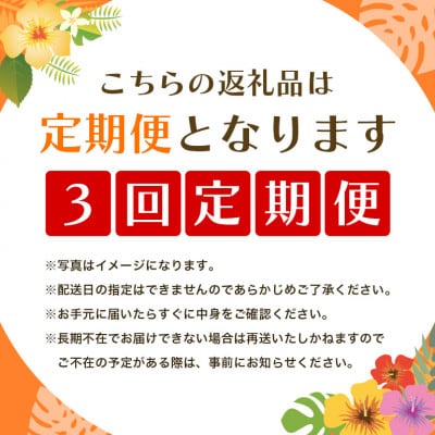 【発送月固定定期便】【定期便全3回】フルーツ 定期便 パイン マンゴー パッションフルーツ全3回