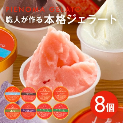 沖縄の食材を贅沢に使用した県産ジェラート8個入りセット