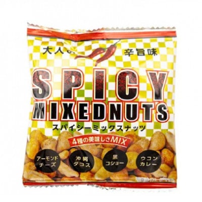 おつまみ スパイシーミックスナッツ 16g×12袋 ミニパック 個包装 小分けタイプ
