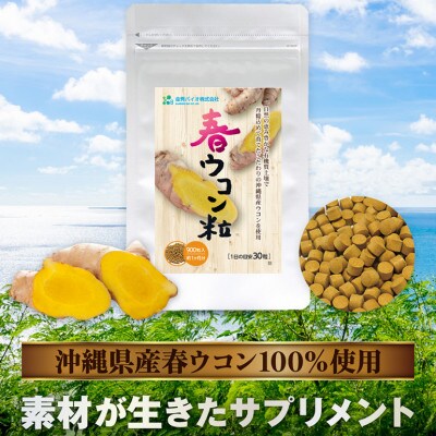 【金秀バイオ】 春ウコン粒 900粒 2袋セット 60日分(約2ヶ月分) サプリ