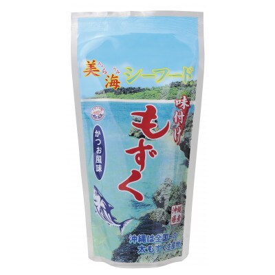 味付けもずくセット(カツオ風味×3P、シークヮーサー味×3P)