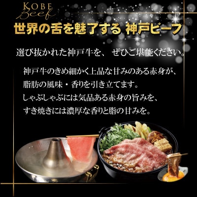 神戸牛 すき焼き・切り落とし肉セット 計900g INGWS3 【2026年4月より順次発送】