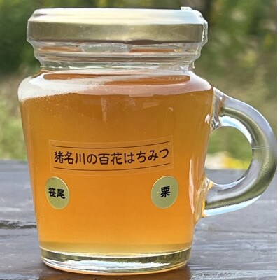 猪名川の百花はちみつ(桜&栗)1本ずつ(計2本)セット