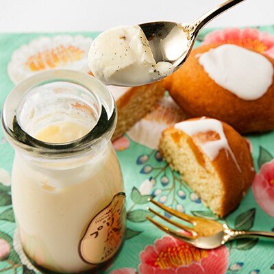 佐保姫プリン4個とゆずケーキ6個セット
