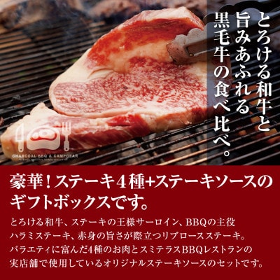 ステーキ4種の食べくらべセット