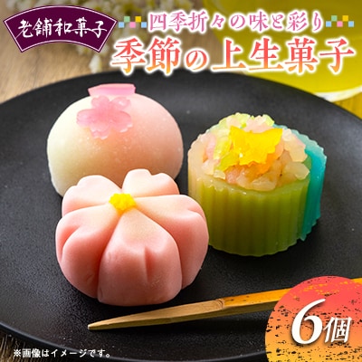 季節の上生菓子6個セット