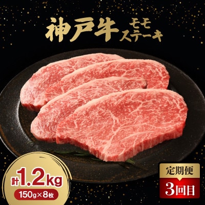 【毎月定期便】神戸牛ステーキ豪華頒布会全3回
