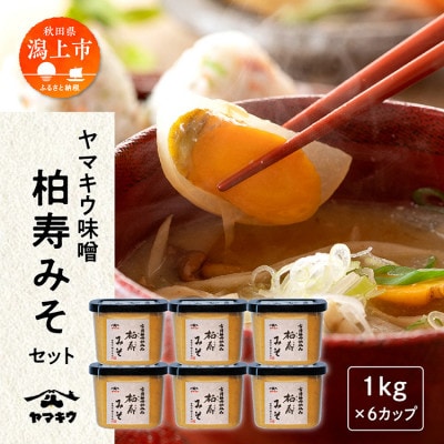 柏寿味噌 1kgカップ×6個セット