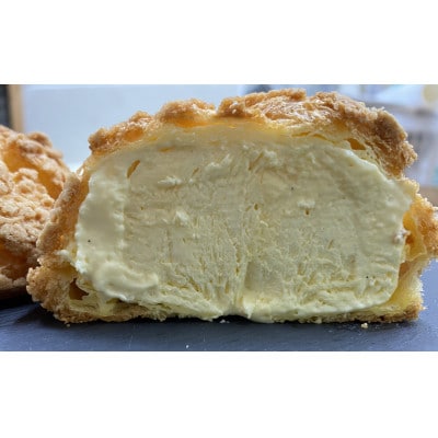 【サキホコレ米粉使用】かたがみシュー(プレーン)3個　シュークリーム