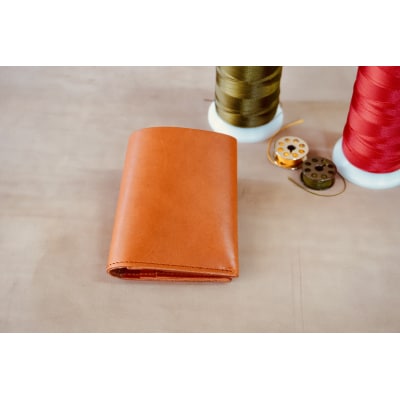 ミニ財布 札入れ 栃木レザー 牛革 日本製 レザー 天然皮革 レディース メンズ シンプル:レンガ