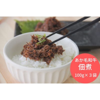 【2023年9月中旬発送】＜スペシャル＞あか牛佃煮3袋セット