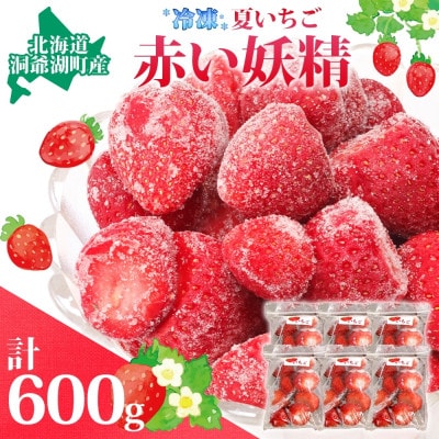 北海道産 いちご 赤い妖精 100g×6袋 冷凍