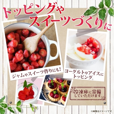 北海道産 いちご 赤い妖精 100g×6袋 冷凍