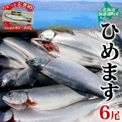 洞爺湖町産 ひめます 6尾 約140g～160g /1尾 ちょっと大きめサイズ