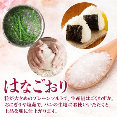 カムイ・ミンタルの塩 はなごおり30g 1パック(ミル付き)噴火湾産