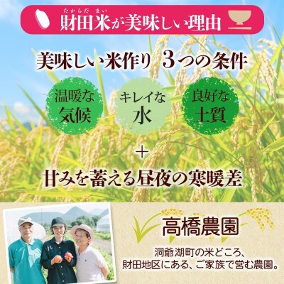 令和5年産 北海道米 おぼろづき 10kg 高橋農園 財田米 白米 精米 北海道 洞爺湖町