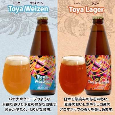 洞爺湖 発 クラフトビール 4種 飲み比べ 計6本 セッションIPA ラガー ヴァイツェン IPA