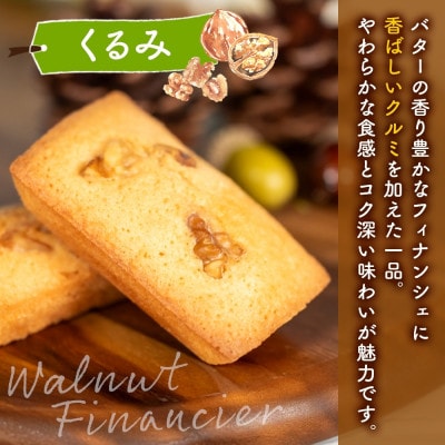 無地熨斗 オリジナルフィナンシェギフト 計8個入り くるみ ブルーベリー 焼菓子 北海道 洞爺湖町