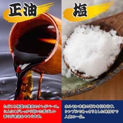 豚ホルモン 4種味比べセット(塩・辛味噌・正油・味噌) 200g×4袋 北海道洞爺湖町