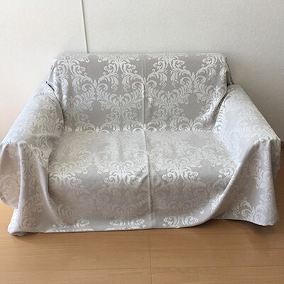 マルチカバーL【柄:パラッツォ ブラウン】 ソファー テーブル シルキーリビング
