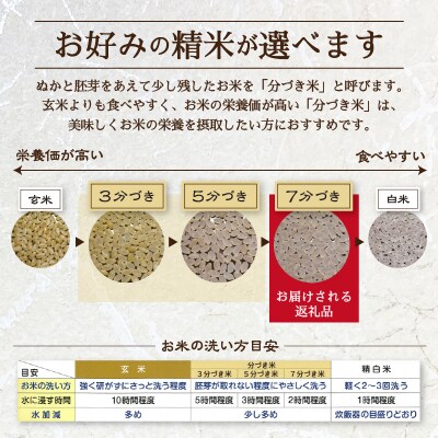 【定期便3回】30年間農薬 肥料不使用のお米 あさひ 7分づき(a63-008)