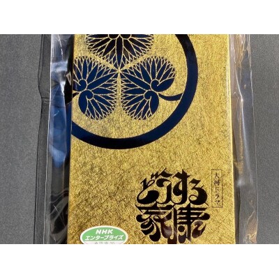 大河ドラマ どうする家康 御朱印帳(金×黒箔押し)(a11-081)
