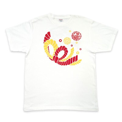 馬コたづなTシャツ(白)親子セット