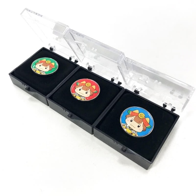 ゆるキャラ ちゃぐぽんピンバッジ3色セット