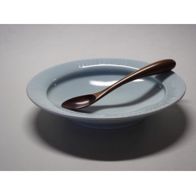カレー皿(中・縁しのぎ)