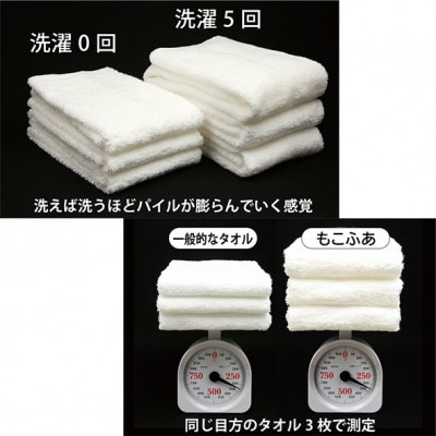 フェイスタオル4枚セット スーパーZEROパイル使用 (色:ミント)　泉州こだわりタオル