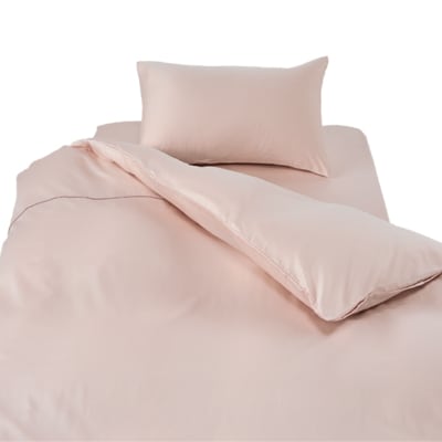 【シングル】カバー掛・シーツ(25cm)・枕&パジャマ(男女兼用XLサイズ)4点セットシャインローズ