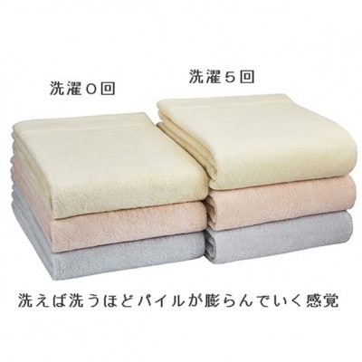 タオルケット スーパーZEROパイル使用 (色:シルバースカイ)　泉州こだわりタオル