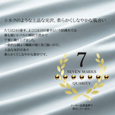 (50×90cm)ポーランド産マザーグースダウンピロー(羽毛枕)95%&ピローケース:フォグブルー