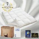 シングル:2枚合せ羽毛布団　カバー付　 ポーランドマザーグースダウン95% プレミアムゴールドラベル