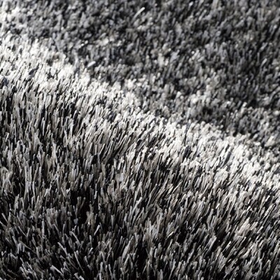 【200×250cm】ネオグラス 　カーペット 　ラグ　　カラー:ブラック