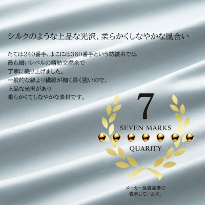 【50×90cm】スヴィンコットン ピローケース(まくらカバー)2枚セット　カラー:フォグブルー