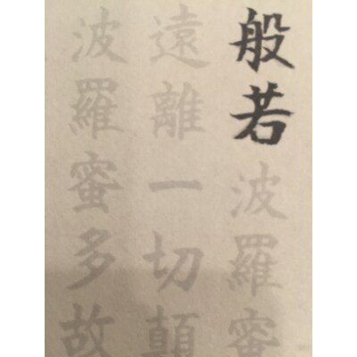 絵写経用紙 No28 普賢菩薩 般若心経 10枚入り